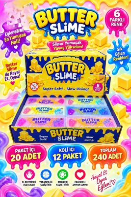 toptan slime butter özel kutulu