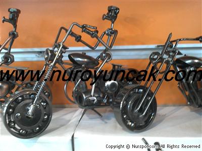 biblo aksesuar metal motorsiklet