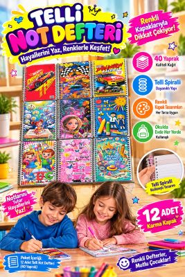 telli not defteri 13*10 ebatlı A6