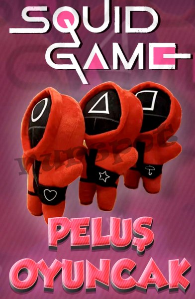 toptan oyuncak peluş squid game