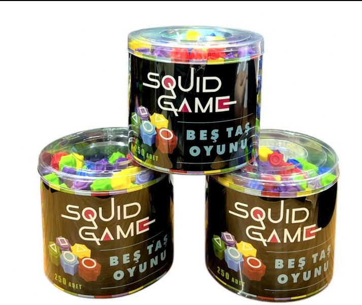 toptan squid game beş taş 250 li