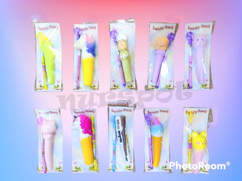 toptan sukuşi squishy kalem seti 