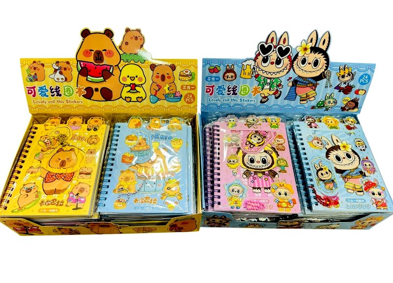 toptan not defteri stickerli  3655