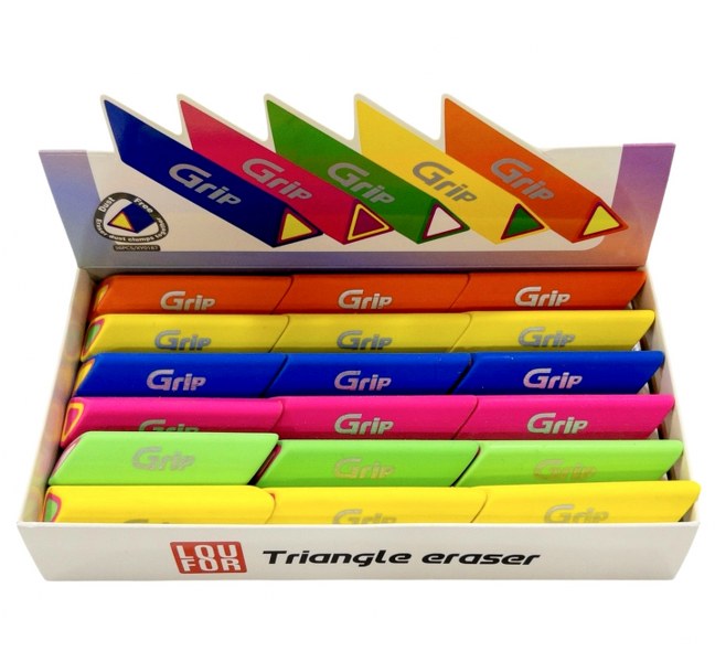 toptan üçgen silgi yumuşak grip model