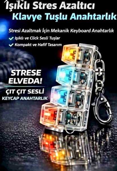 toptan ışıklı klavye anahtarlık tuşlu ışıklı klavye anahtarlık