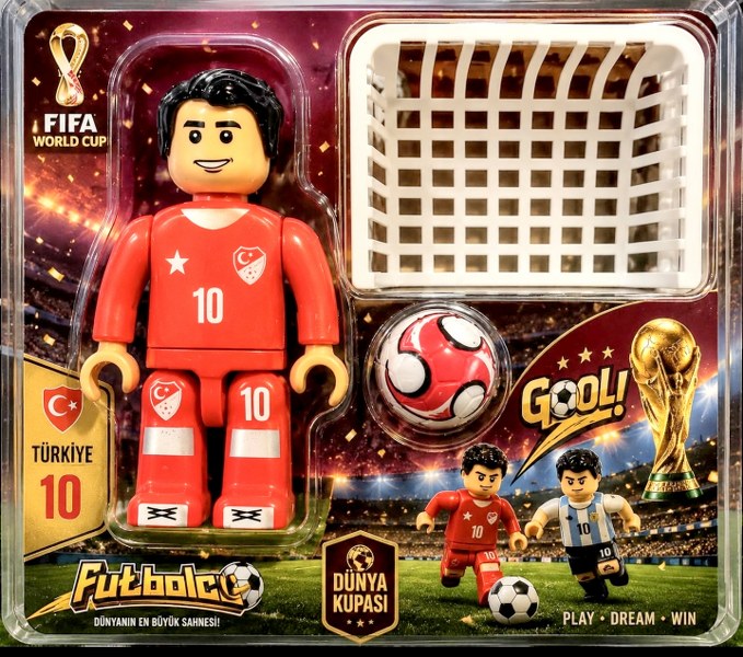 toptan oyuncak dünya kupası türk yıldızları futbolcu lego 