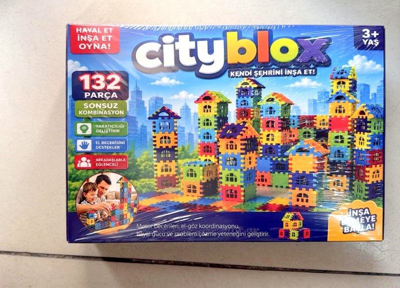 toptan oyuncak pazıl lego 132 parça 