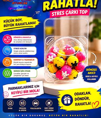 toptan oyuncak spin ball basınca dönen top topaç finget magic spinning 