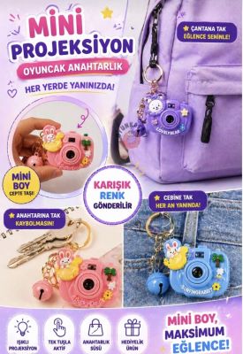 oyuncak fotoğraf yansıtmalı fotoğraf makinası anahtarlık 0100
