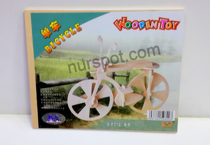 toptan ahsap maket bisiklet modeli