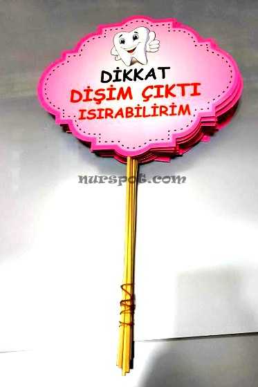 toptan süslü konuşan balon dis konsepti