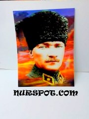 toptan uc boyutlu resim ataturk baskili