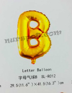 toptan harf balon folyo sari renk