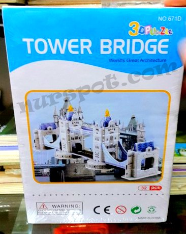 toptan eğitici puzzle kopru modeli