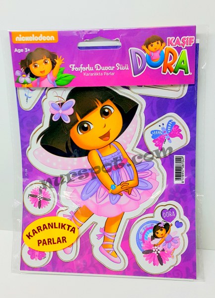 toptan sticker lisansli dora karakteri 