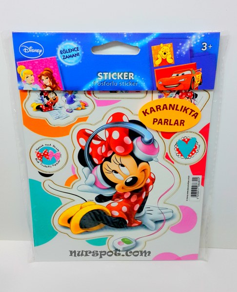 toptan sticker lisansli mini mouse