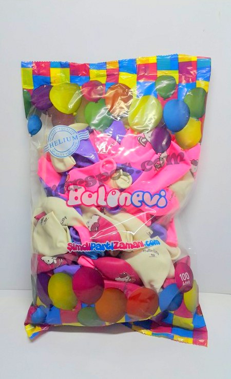 toptan balon hello ktty baskılı