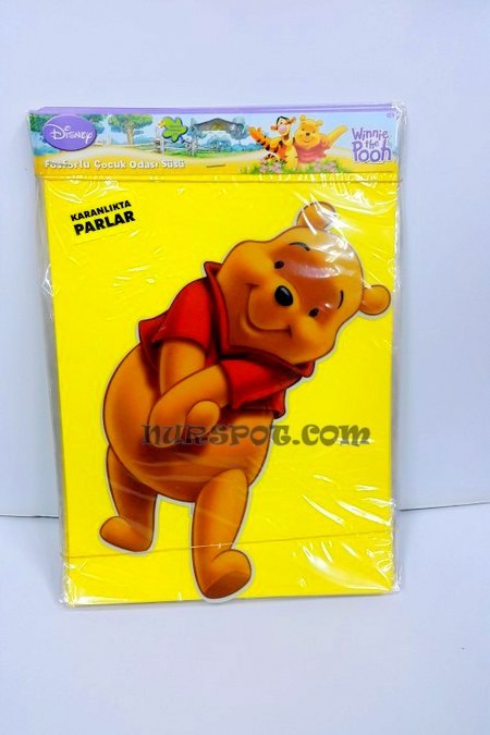 toptan sticker A 4 boyutlu karanlıkta parlar