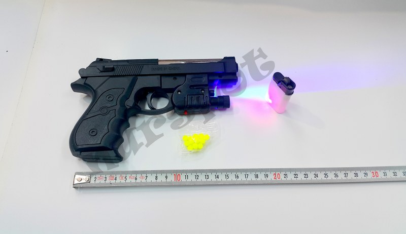 toptan oyuncak tabanca lazerli ışıklı boncuk atan