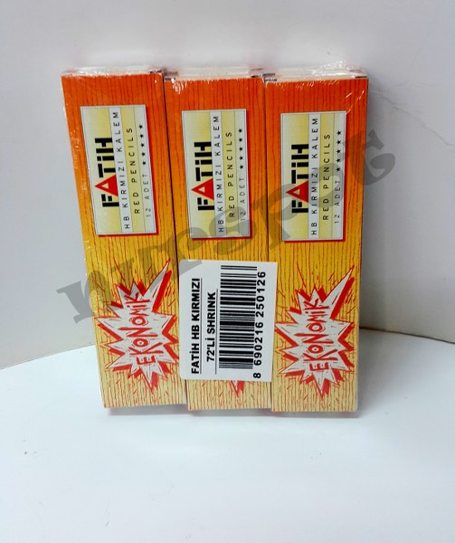 toptan kırmızı kalem fatih 12 adedi
