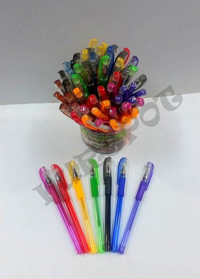 toptan kırtasiye simli jel kalem 60 lı