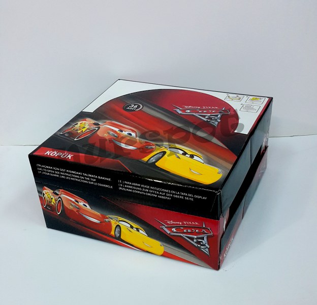 toptan lisanslı baloncuk cars 36 lı