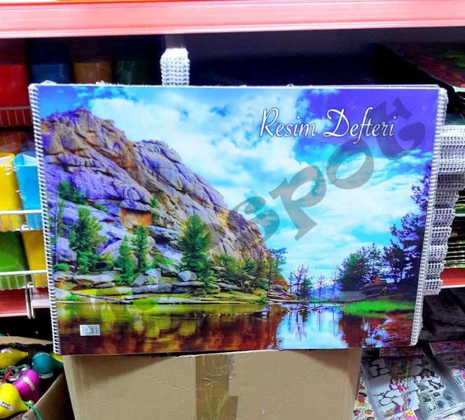 toptan resim defteri büyük boy 35*50 12 li paket