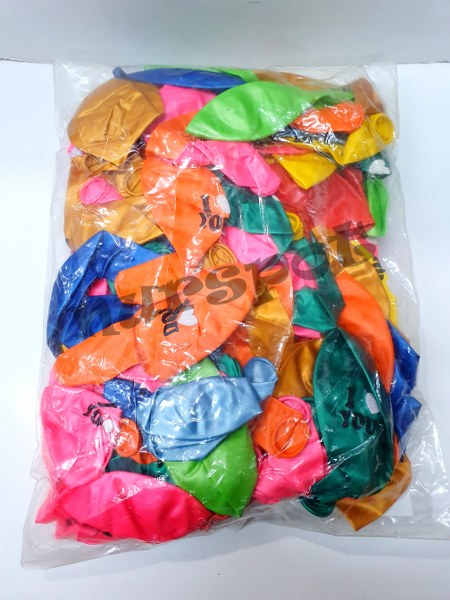 toptan balon metalize i love you baskılı 