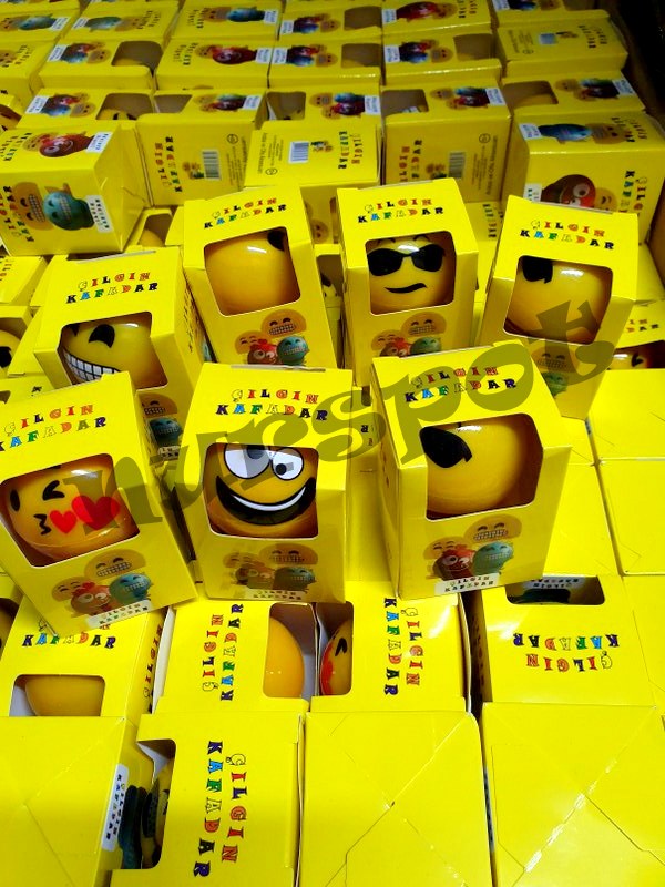 toptan kafa sallayan emojiler tekli özel kutu