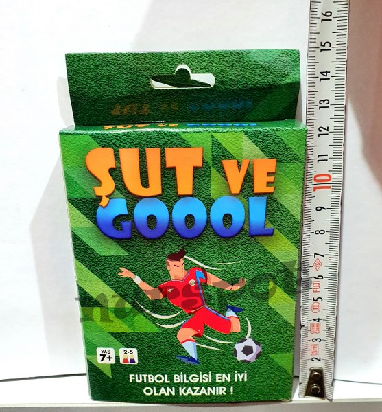 toptan oyun kartı şut ve gol