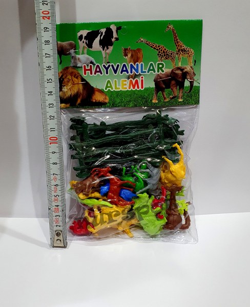 toptan oyuncak hayvan çoklu çitli set  1332