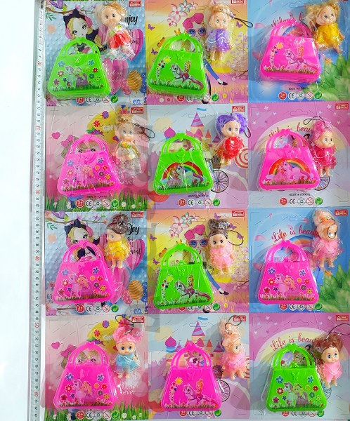toptan oyuncak bebek çantalı set
