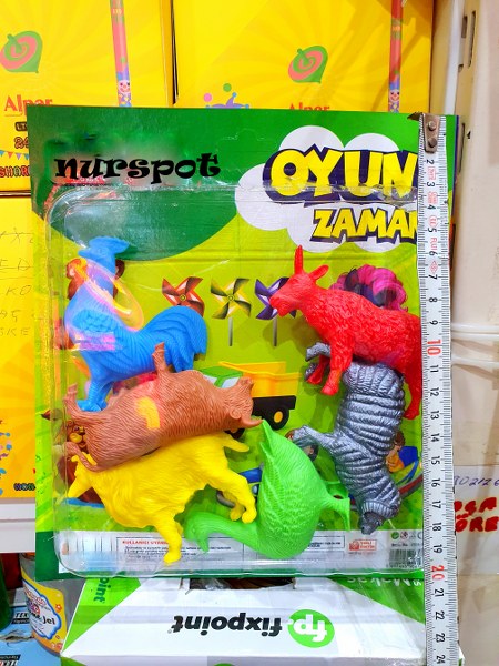 toptan oyuncak hayvan seti 6 lı set  504 6565