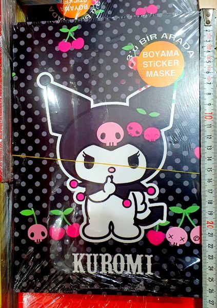 toptan stickerli boyama maske seti