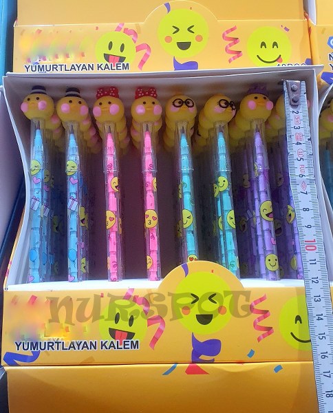 toptan emoji yumurtlayan kalem 48 li 