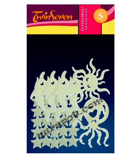 toptan duvar sticker fosforlu kaliteli karma model