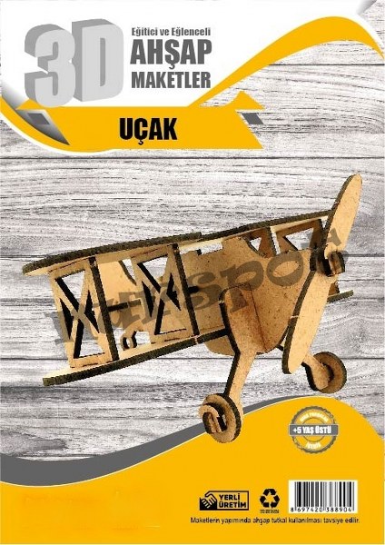 toptan eğitici maket uçak modeli   8904