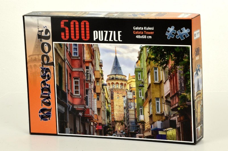 toptan 500 parça yapboz galata model
