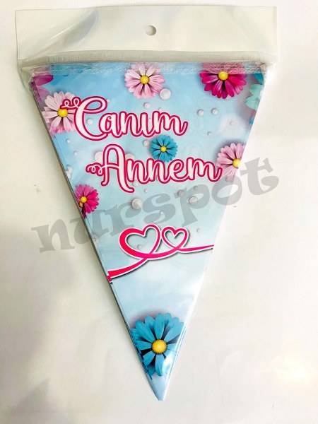 toptan süs flama canım annem yazılı