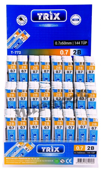 toptan kalem ucu çakmaklı 60 mm 144 lü   772