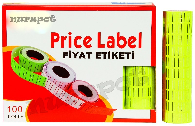 toptan fiyat etiketi sarı 813