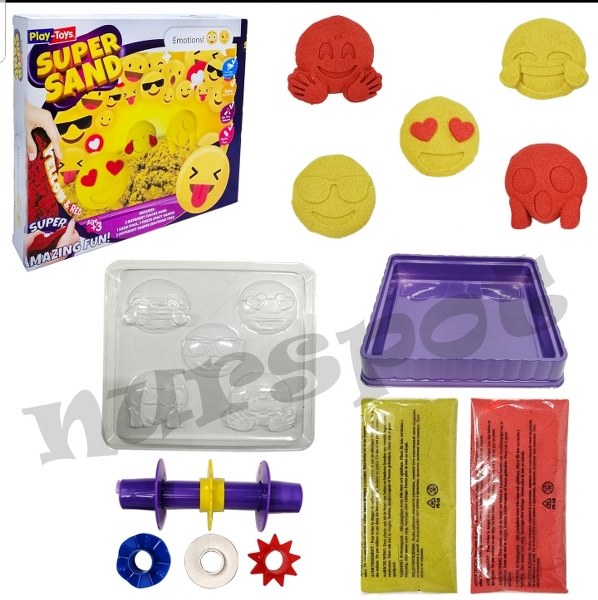 toptan oyun kumu kinetik kumu emoji serisi   2199
