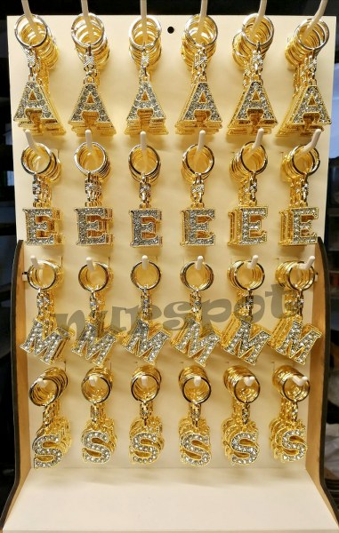 toptan anahtarlık taşlı harf model