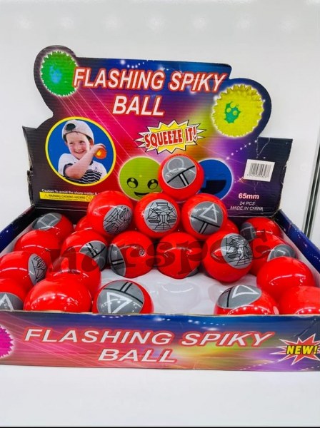 toptan oyuncak ışıklı top vinilli  squid game   3237