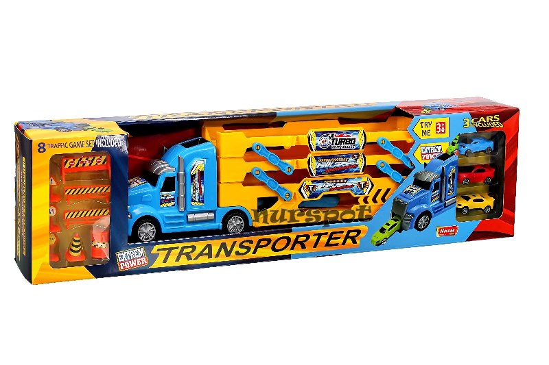 toptan oyuncak katlı taşıyıcı tır trafik seti büyük boy 882