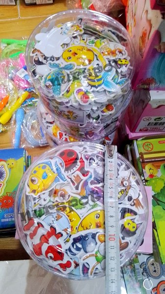 toptan sticker kabartmalı karma paket