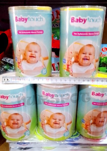 toptan tek isteğe bağlı tek kullanımlık bebek önlüğü 20 li  0012