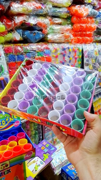 toptan oyuncak stres yay küçük 48 li   7010