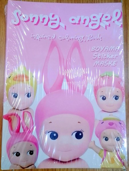 boyama kitabı sticker maske seti soony angel