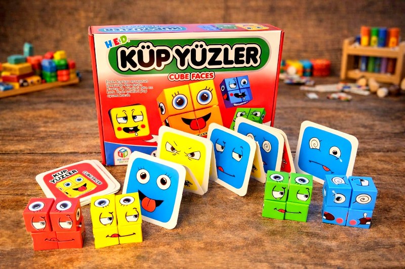 toptan eğlenceli eğitici oyunlar küp yüzler oyunu 2600